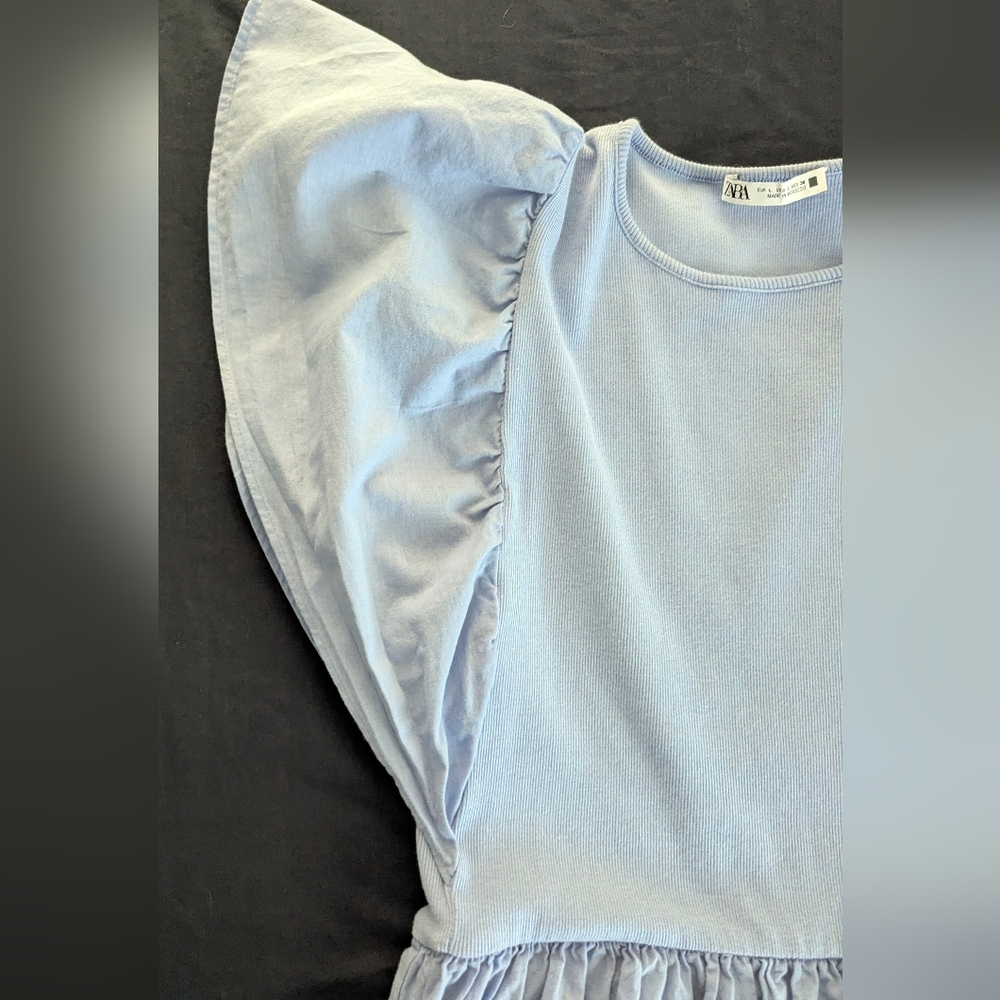 Zara Ribbed Bodice Dress - Picture 6 of 9
